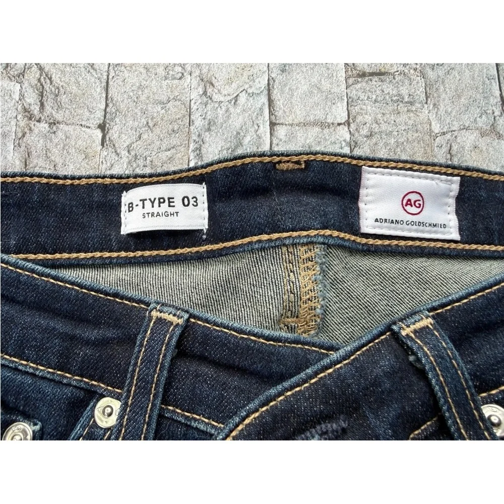AG Adriano Goldschmied B Type 03 Straight Jeans Size 26x34 - Picture 9 of 11